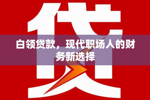 射阳白领贷款，现代职场人的财务新选择