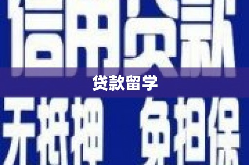 射阳贷款留学