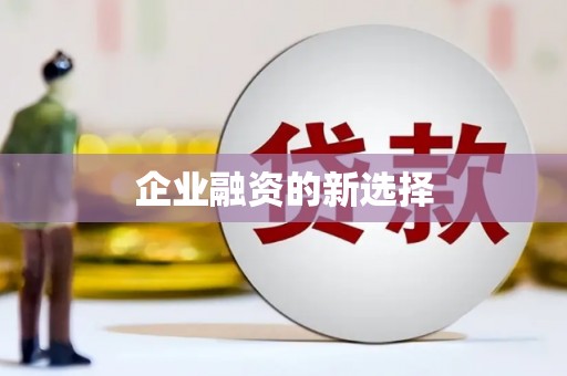 射阳企业融资的新选择