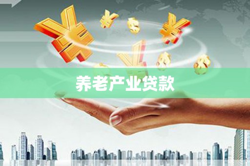射阳养老产业贷款