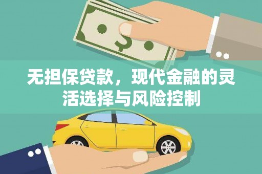 射阳无担保贷款，现代金融的灵活选择与风险控制