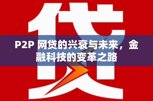 射阳P2P 网贷的兴衰与未来，金融科技的变革之路