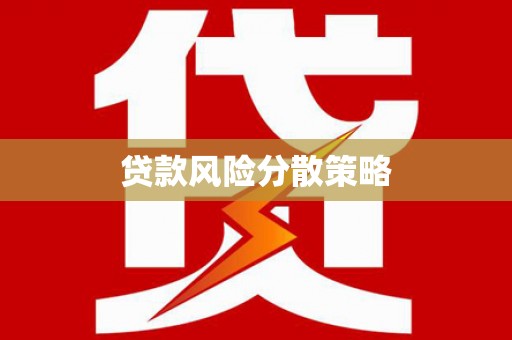 射阳贷款风险分散策略