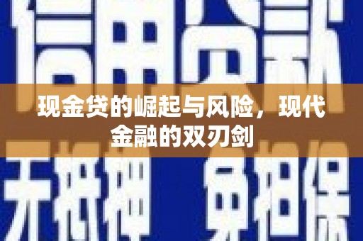 射阳现金贷的崛起与风险，现代金融的双刃剑