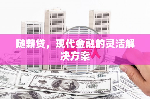 射阳随薪贷，现代金融的灵活解决方案