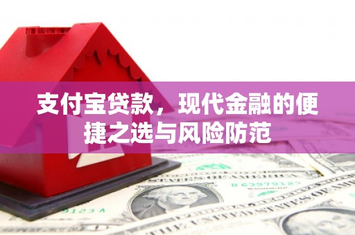 射阳支付宝贷款，现代金融的便捷之选与风险防范
