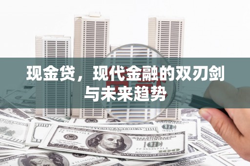 射阳现金贷，现代金融的双刃剑与未来趋势