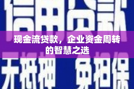射阳现金流贷款，企业资金周转的智慧之选