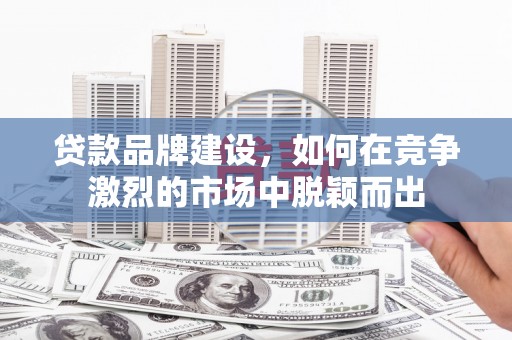 射阳贷款品牌建设，如何在竞争激烈的市场中脱颖而出
