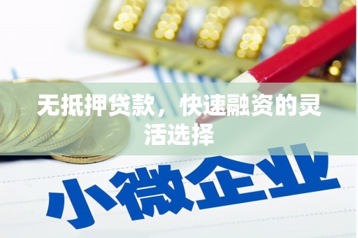 射阳无抵押贷款，快速融资的灵活选择