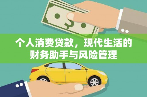 射阳个人消费贷款，现代生活的财务助手与风险管理