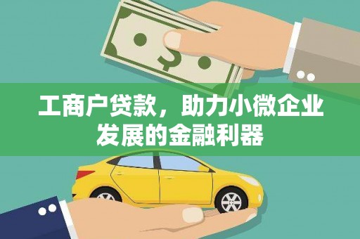 射阳工商户贷款，助力小微企业发展的金融利器