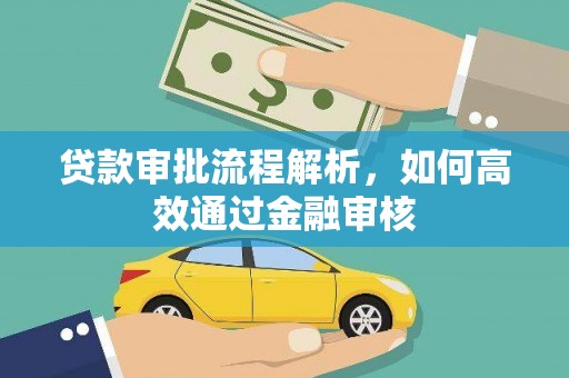 射阳贷款审批流程解析，如何高效通过金融审核