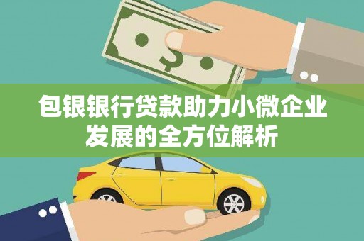 射阳包银银行贷款助力小微企业发展的全方位解析
