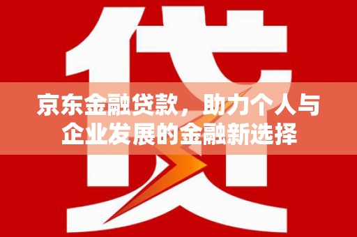 射阳京东金融贷款，助力个人与企业发展的金融新选择