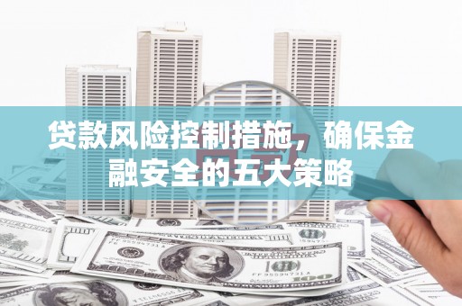 射阳贷款风险控制措施，确保金融安全的五大策略