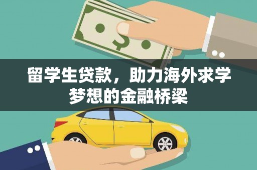 射阳留学生贷款，助力海外求学梦想的金融桥梁