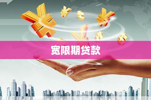 射阳宽限期贷款