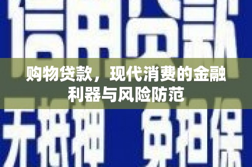 射阳购物贷款，现代消费的金融利器与风险防范