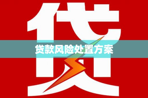 射阳贷款风险处置方案