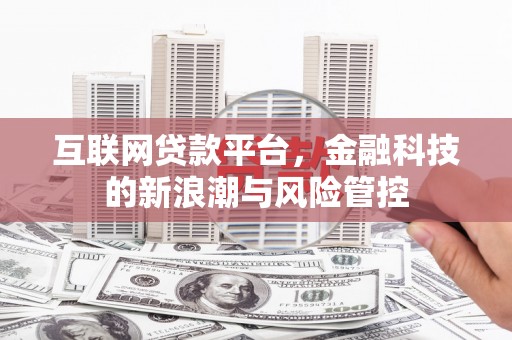 射阳互联网贷款平台，金融科技的新浪潮与风险管控