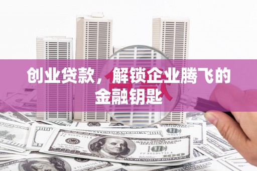 射阳创业贷款，解锁企业腾飞的金融钥匙