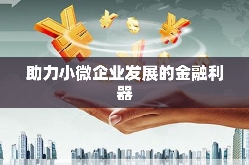 射阳助力小微企业发展的金融利器