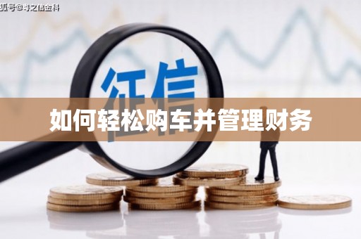 射阳如何轻松购车并管理财务