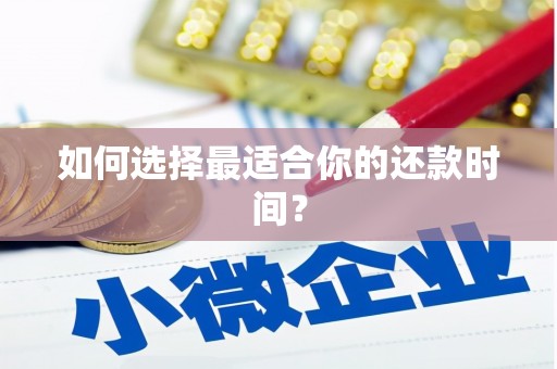 射阳如何选择最适合你的还款时间？